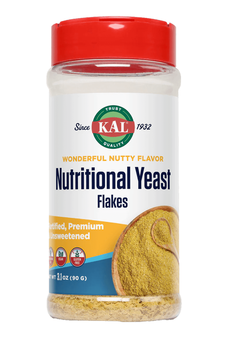 Nutritional Yeast Flakes Shaker Kal Vitamins 7428