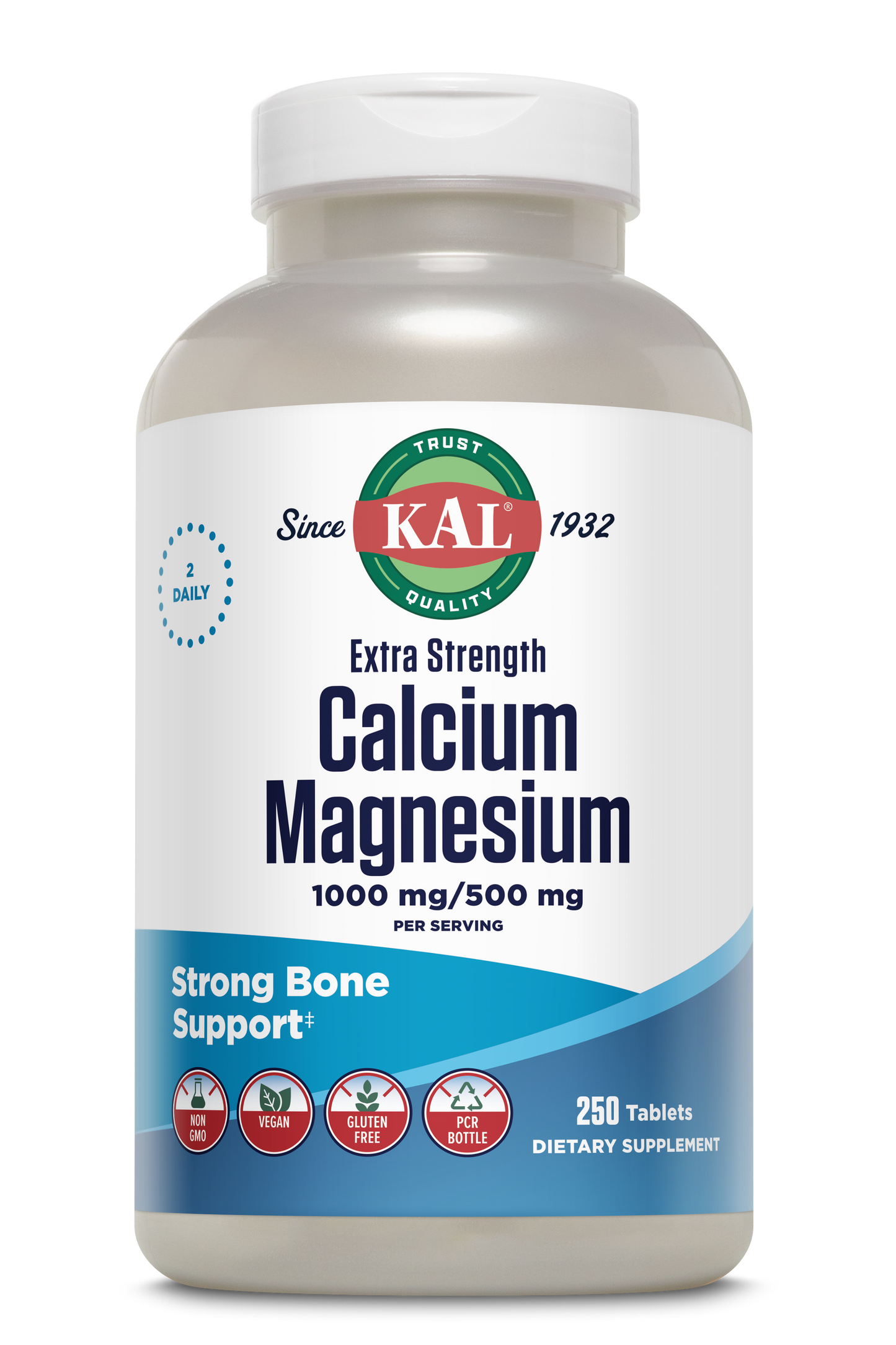 Extra Strength Calcium + Magnesium Tablets