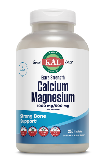 Extra Strength Calcium + Magnesium Tablets