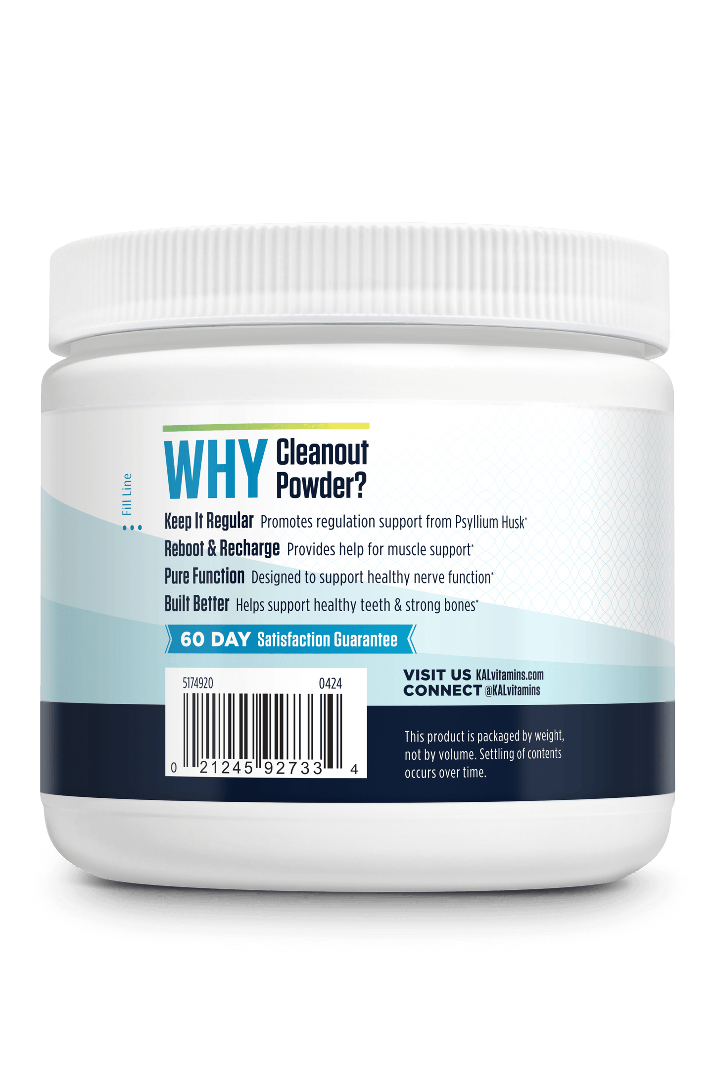 Cleanout Magnesium Powder - Lemon Lime Flavor