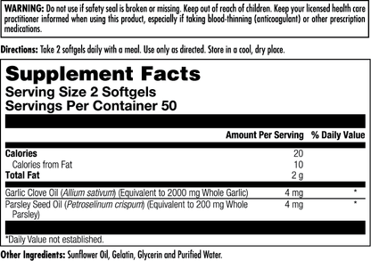 Garlic Oil ActivGels™ Softgels 2000 mg